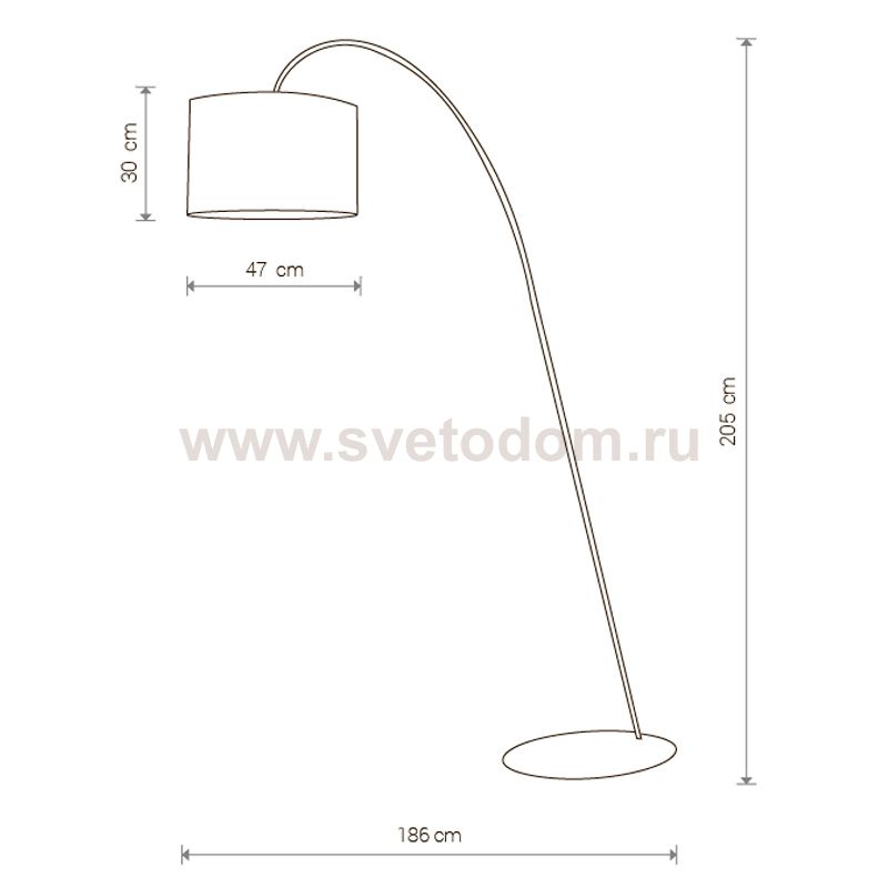 Торшер Nowodvorski ALICE GOLD I L 4963