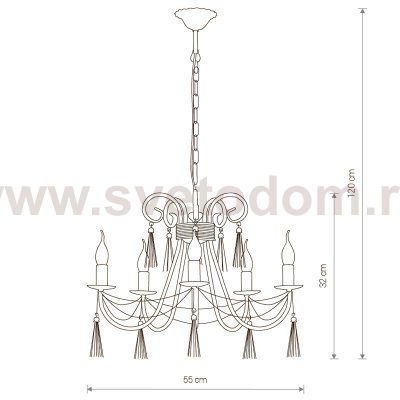 Люстра подвесная Nowodvorski TWIST WHITE V 4984