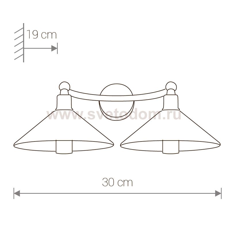 Светильник настенный Nowodvorski MILTON II 5265