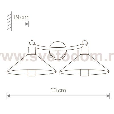 Светильник настенный Nowodvorski MILTON II 5265