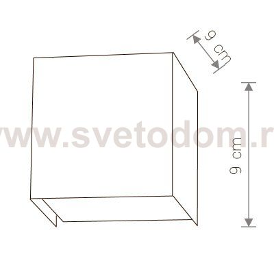 Светильник настенный Nowodvorski CUBE GRAPHITEE 5272