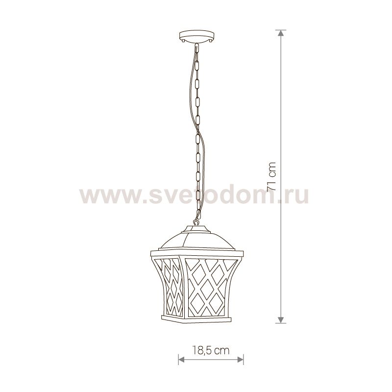 Уличный подвесной светильник Nowodvorski TAY I 5293