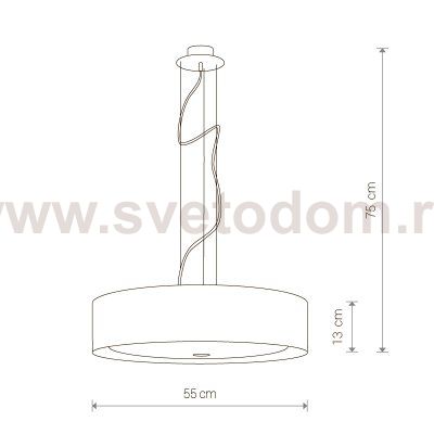 Люстра подвесная Nowodvorski ALEHANDRO BLACK 55 5353