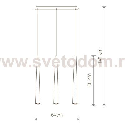 Светильник подвесной Nowodvorski QUEBECK BLACK III 5406
