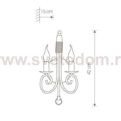 Бра Nowodvorski SILVERADO II 5415