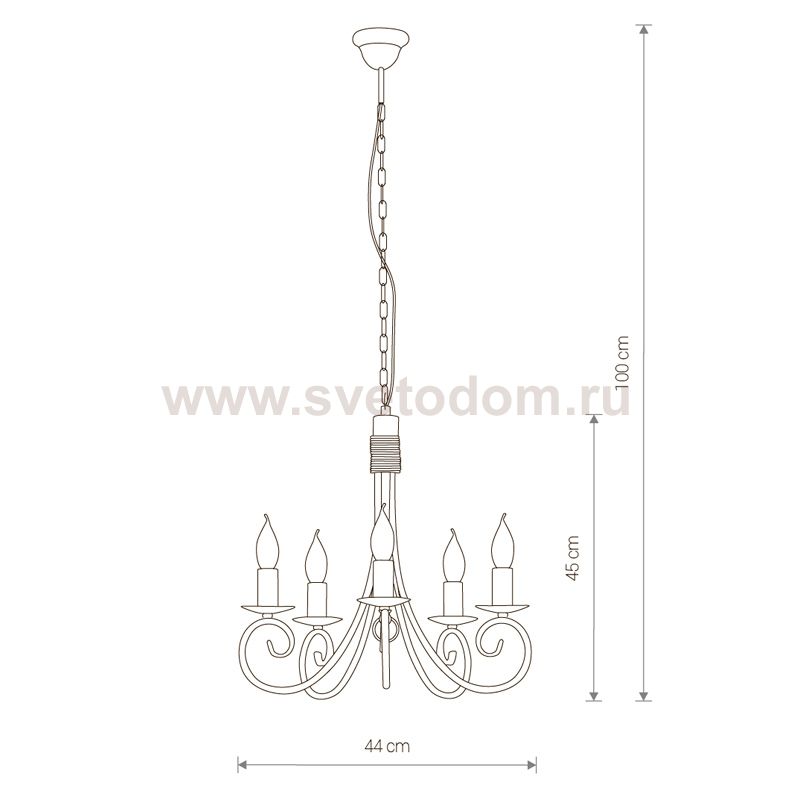 Люстра подвесная Nowodvorski SILVERADO V 5417