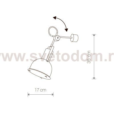 Бра Nowodvorski INDUSTRIAL WHITE I S 5524