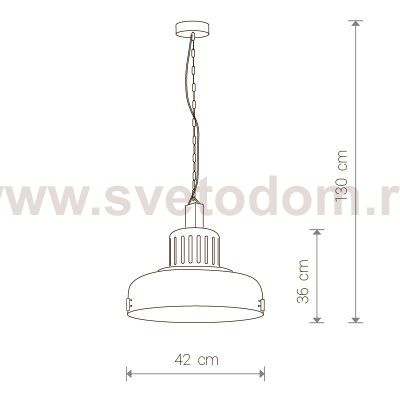 Светильник подвесной Nowodvorski INDUSTRIAL WHITE I L 5532