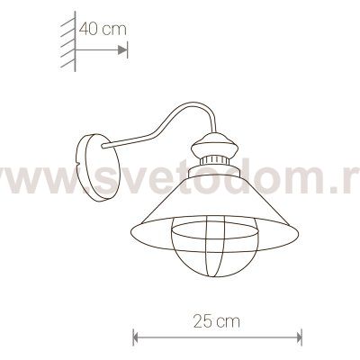 Бра Nowodvorski LOFT CHOCOLATE I 5664