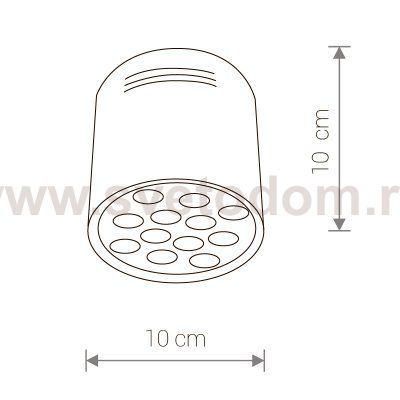 Светильник накладной Nowodvorski SHOP LED 12W 5946
