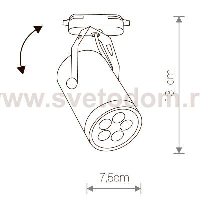 Светильник для трековой системы Nowodvorski STORE LED 5W 5947