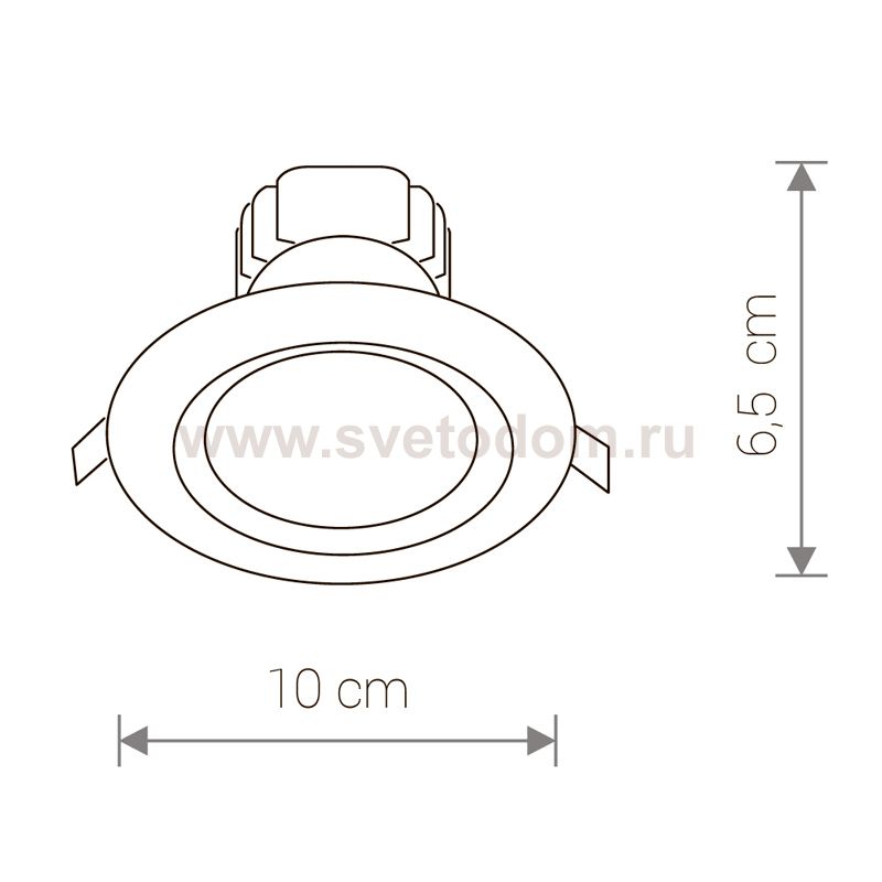 Светильник встраиваемый Nowodvorski CEILING LED WHITE 3W 5954