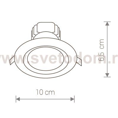 Светильник встраиваемый Nowodvorski CEILING LED WHITE 3W 5954