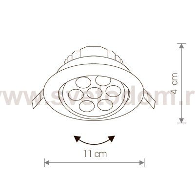 Светильник встраиваемый Nowodvorski CEILING LED 7W 5960