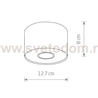 Светильник накладной Nowodvorski POINT WHITE SILVER / WHITE GRAPHITEE S 6000