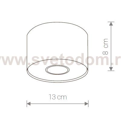 Светильник накладной Nowodvorski POINT WHITE SILVER / WHITE GRAPHITEE S 6000