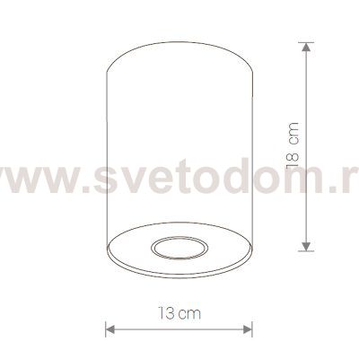 Светильник накладной Nowodvorski POINT WHITE SILVER / WHITE GRAPHITEE L 6002