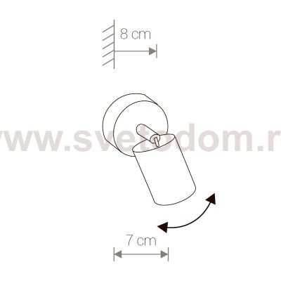 Спот Nowodvorski EYE SPOT SILVER I 6138