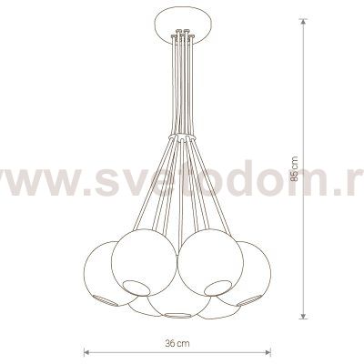 Люстра подвесная Nowodvorski MALWI VII 6327