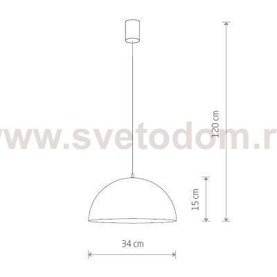 Светильник подвесной Nowodvorski HEMISPHERE RUST S 6367