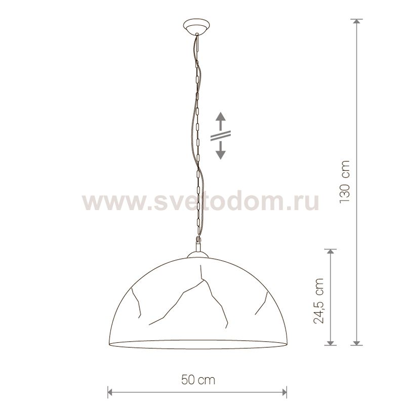 Светильник подвесной Nowodvorski HEMISPHERE CRACKS L 6371