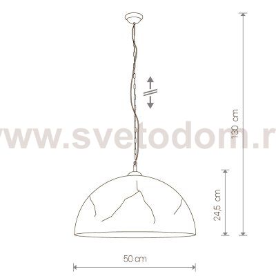 Светильник подвесной Nowodvorski HEMISPHERE CRACKS L 6371