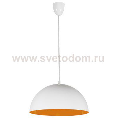 Люстра подвесная Nowodvorski HEMISPHERE WHITE - ORANGE FLUO S 6374