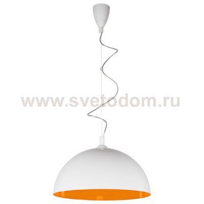 Люстра подвесная Nowodvorski HEMISPHERE WHITE - ORANGE FLUO L 6375