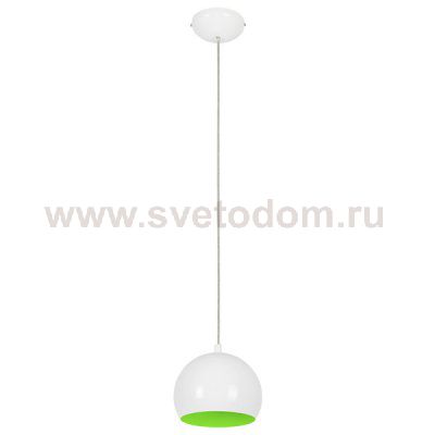 Люстра подвесная Nowodvorski BALL WHITE - GREEN FLUO 6472