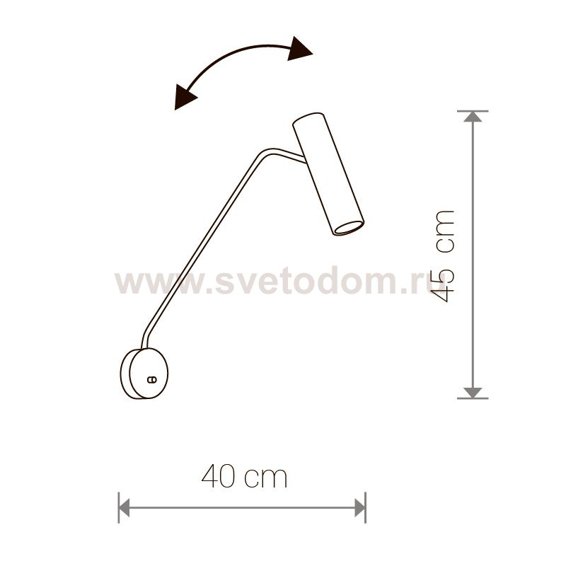 Бра Nowodvorski EYE SUPER GRAPHITEE 6494