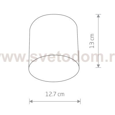 Светильник накладной Nowodvorski POINT PLEXI LED BLACK M 6526