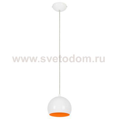 Люстра подвесная Nowodvorski BALL WHITE - ORANGE FLUO 6580
