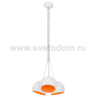 Люстра подвесная Nowodvorski BALL WHITE - ORANGE FLUO 6581