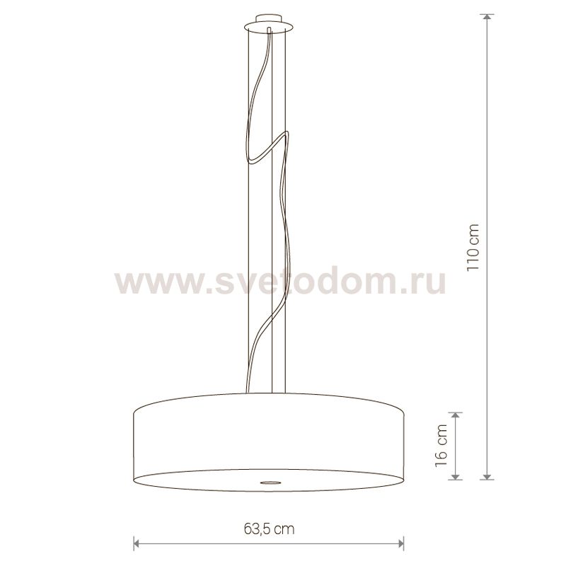Люстра подвесная Nowodvorski VIVIANE GRAY III 6773