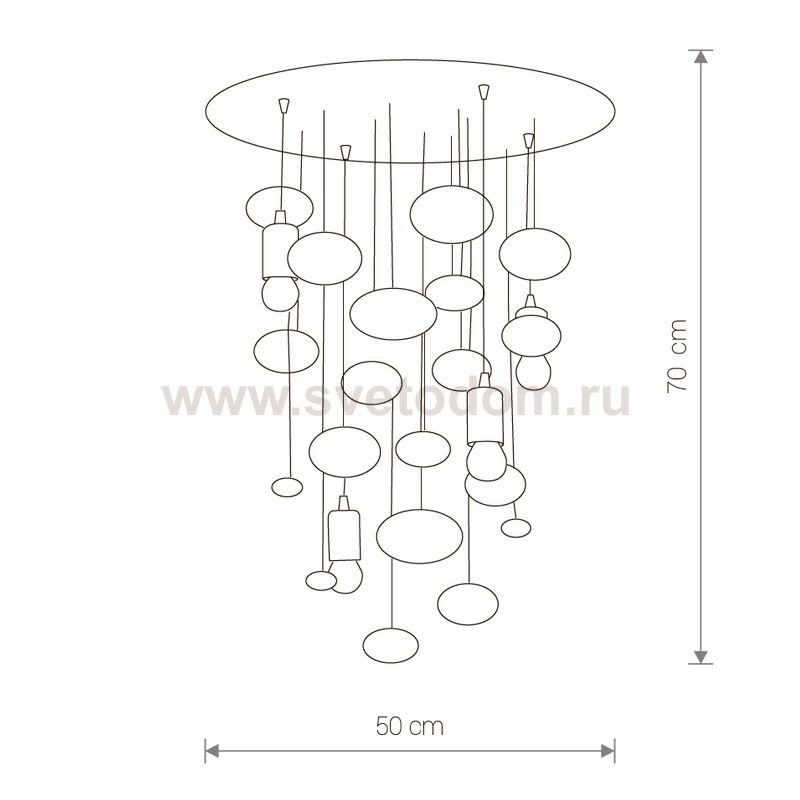 Люстра потолочная Nowodvorski SALVA G 6845