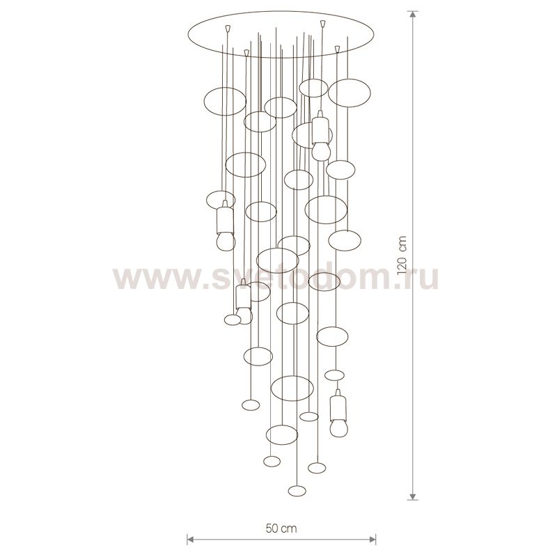Люстра потолочная Nowodvorski SALVA H 6846