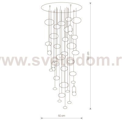 Люстра потолочная Nowodvorski SALVA H 6846
