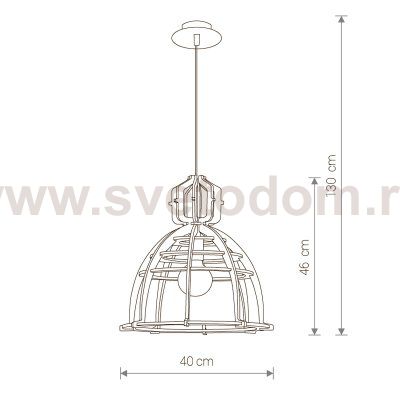 Светильник подвесной Nowodvorski BIOWAY NATURAL 6880