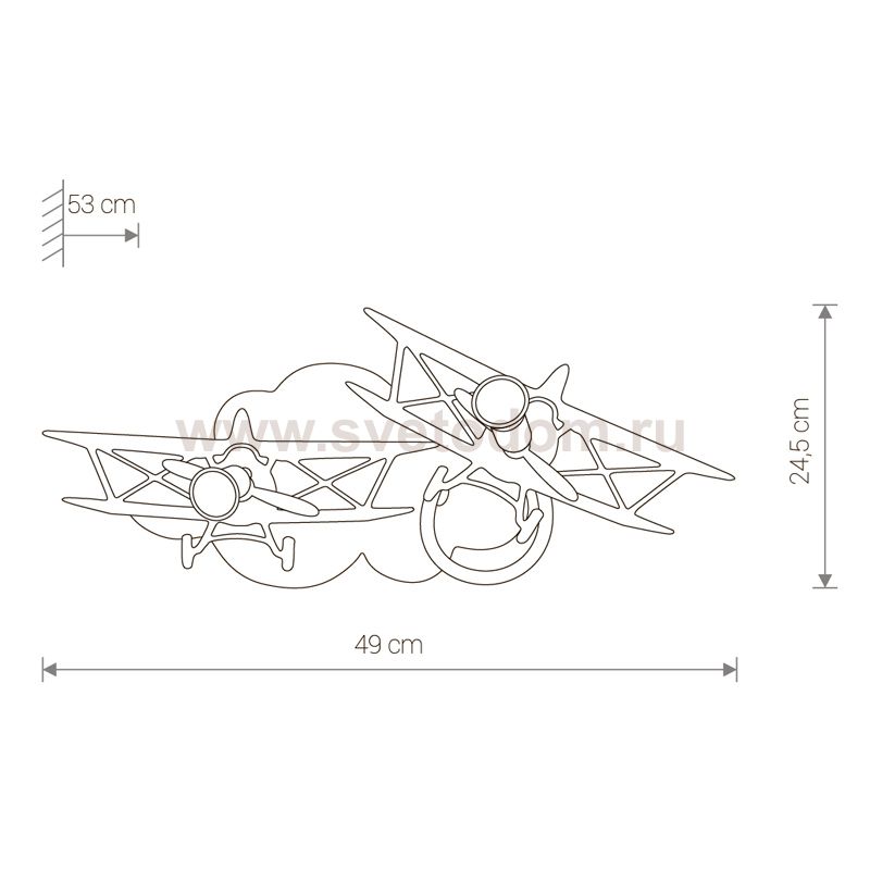 Светильник настенный Nowodvorski PLANE II 6903