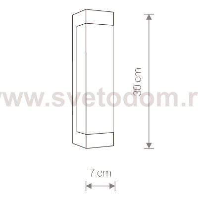 Светильник настенный Nowodvorski FRASER M 6944