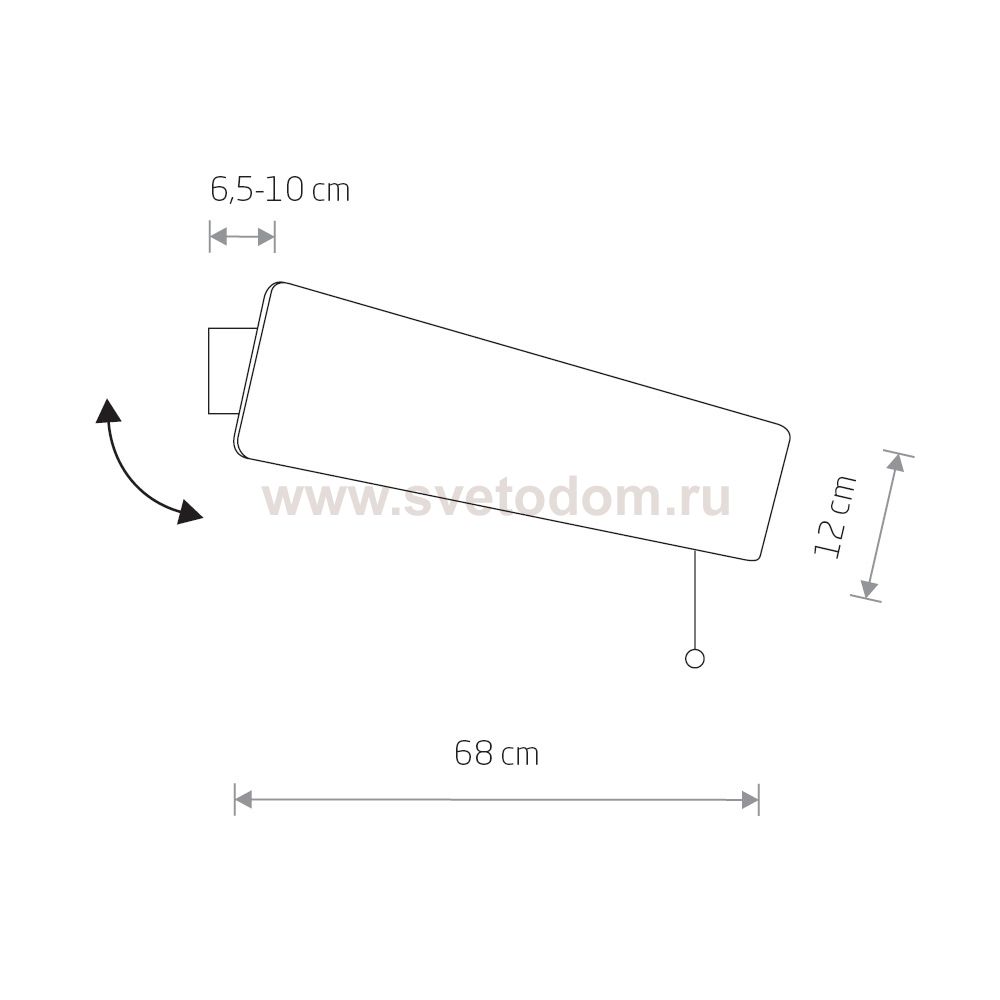 Настенный светильник Nowodvorski Oslo Led 60 7517