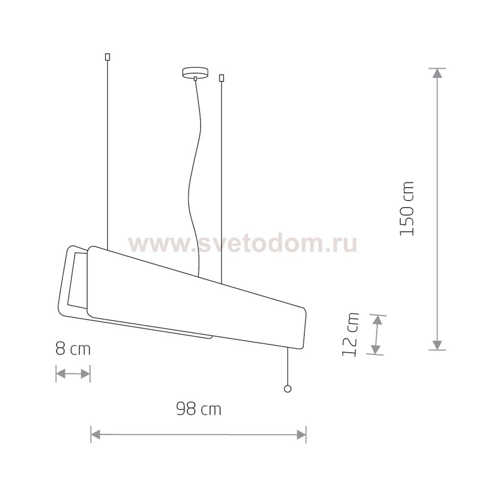 Подвесной светильник Nowodvorski Oslo Led 90 7522