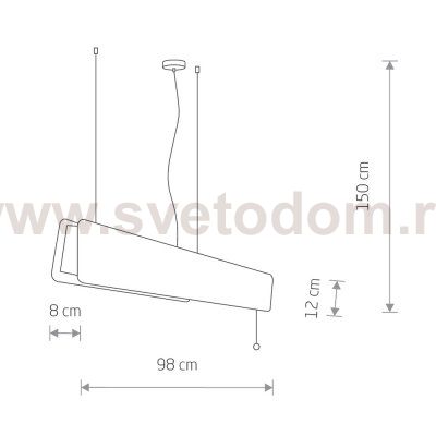 Подвесной светильник Nowodvorski Oslo Led 90 7522