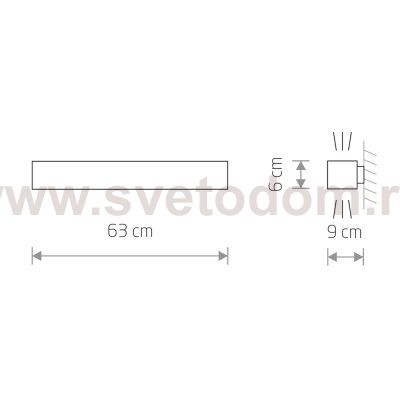 Настенный светильник Nowodvorski Soft Wall Led 60x6 7528