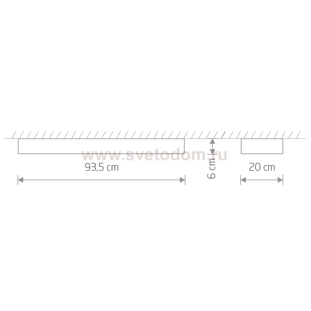 Потолочный cветильник Nowodvorski Soft Ceiling Led 90x20 7531