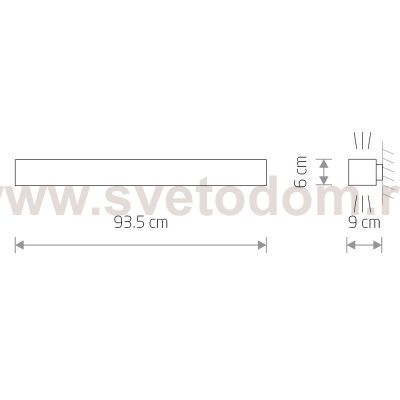 Настенный светильник Nowodvorski Soft Wall Led 90x6 7534