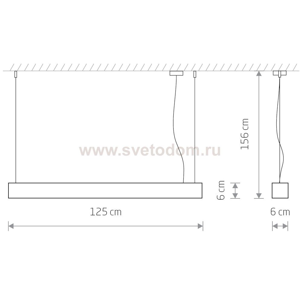 Подвесной светильник Nowodvorski Soft Led 120x6 7537