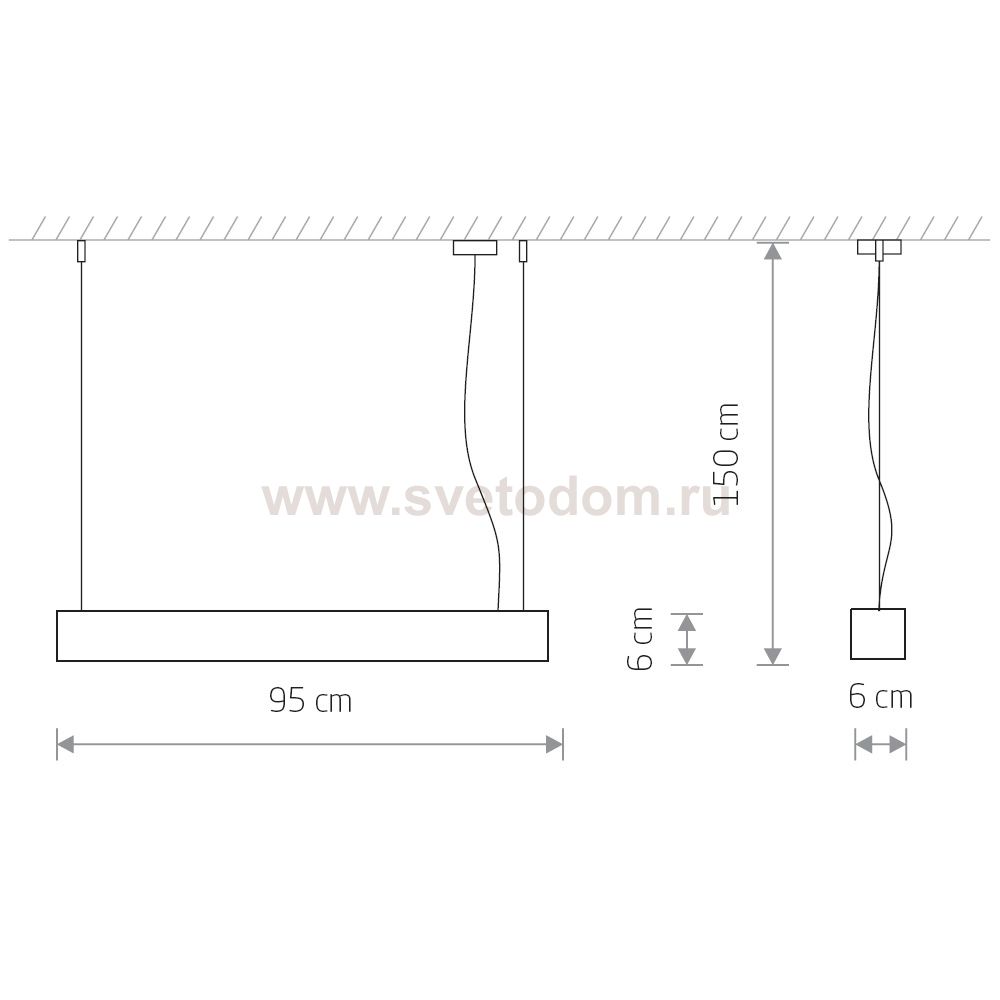 Подвесной светильник Nowodvorski Soft Led 90x6 7547