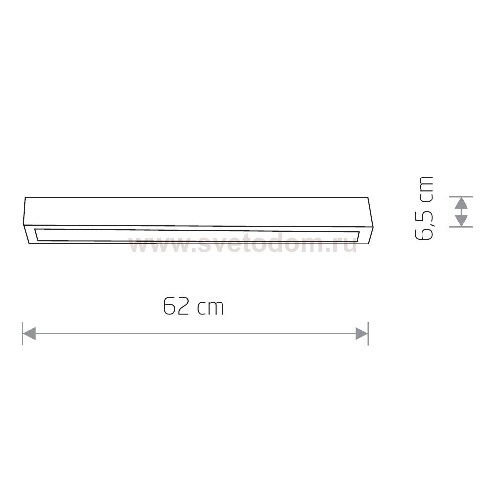 Потолочный cветильник Nowodvorski Straight Ceiling Led S 7552
