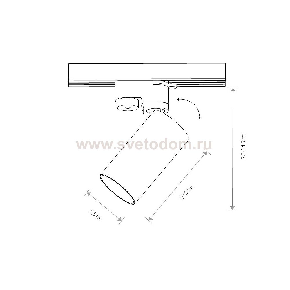 Трековый светильник Nowodvorski Mono 7584